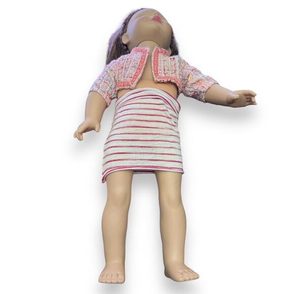 Madame Alexander 18” Brunette And Brown Eyes Crop Top Skirt Girl Doll - 2007 - Picture 7 of 11